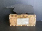 Mixed Media Assemblage Vintage Collage Box W monopoly Game Theme   Doll