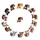 3pcs Littlest Pet Shop Toys Bobble Head Dachshund Dogs Girls Gen 3 Little Pets