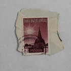 Lot Of 5 Thailand Stamps Used On Paper King Rama Ix 1950   Birth Of Buddha 1957 