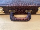 Vintage Briefcase Upjohn Doctor Medical Men   s Cowhide Textured