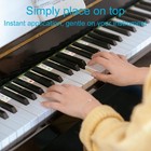 Piano Notes For Beginner  Removable 88-key Full Size Piano Labels  61 Key Sil   