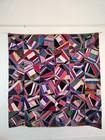 Antique Amazing Crazy Quilt Velvet   Silk Quilt Embroidery Patchwork Item782