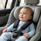 Baby Car Seat Strap Covers Soft Shoulder Pads For Stroller Pushchair Black