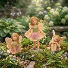  3 Pcs Garden Miniatures Mini Figurine Fairy Accessories Decor For Diy Fairies