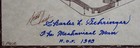 Charlie Gehringer Hof Tigers Signed inscr 11x14 Briggs Stadium Drawing Jsa 05244