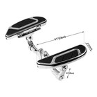 Motorcycle Chrome Passenger Floorboards Footboards W  1 25  Short