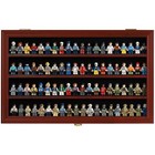 Case Wall Cabinet Pocket Pro Mini Helmets Display Holder Wood Rack Uv Protected