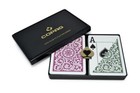 Copag 1546 Jumbo Index Green burgundy Poker Size 2 Deck Setup