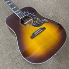 Hummingbird Acoustic Electric Guitar Sunburst Solid Spruce Top Us Warehouse