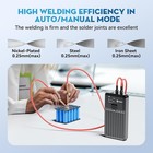 Awgem 5000mah Portable Spot Welder 11 Gears W  Usb Output For 18650 Battery Diy