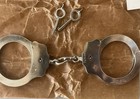 Vintage Peerless Handcuffs Nos Keys Box Manual Police Restraint Usa