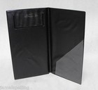 1x Black Padded Guest Check Presenter Credit Card Bill Receipt Holder Free Ship