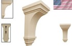 Precision Carved 10  Rubberwood Corbels For Stylish Home Support     5 w X 5 75 d