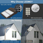 Ledmo 200w Led Parking Lot Lights 5000k Street Shoebox Pole Lights Waterproof 26