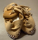 Vintage Native American Indian Child s Moccasins   Rosebud Indian Reservation