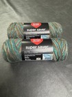 Red Heart Super Saver Yarn Reef 073650011795  5oz  2 Pack