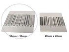 Large 50mm X 50mm   1000  Pcs Eas Rf 8 2mhz Security Soft Labels Barcode Sticker
