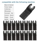 20pcs Oscillating Multi Tool Saw Blades Wood Metal Cut Cutter For Dewalt Fein