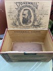  Early 1900   s Stonewall Jackson Cigar Box  empty 