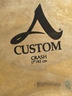 Zildjian 17  A Custom Fast Crash Cymbal With Brilliant Finish