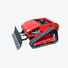 2-in-1 Rc Tracked Lawn Mower 9hp 224cc Remote Control Snow Plow Grass Cutter