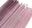 Effetre 5mm Lampwork Glass Rods Purple Light Streaky Transparent 104 Coe