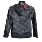 Adidas Youth Xl Black And Gray Tie-dye Pullover Hoodie With Kangaroo Pocket