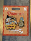 Disney Pinocchio Figaro Gappetto Jimmy Cricket 85th Anniversary Pin Set Le 1500
