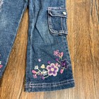 Y2k Mudd Flower Embroidered Cargo Jeans