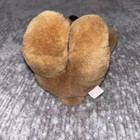 Vintage 1985 Dakin 7    Teddy Bear Plush Brown With Red Bow Tie