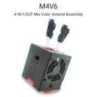 Zonestar 3d Printer Direct Drive Extruder Upgrade Kit 4-in-1-out Mix Color F4o3