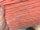 Vintage 1 4  Velvet Ribbon Light Coral 5mm 3yds Made In Switzerland