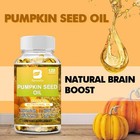 Pumpkin Seed Oil 2000mg Capsules Natural Cold Pressed Support Prostate Health