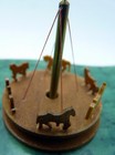 Artist Signed Spinning Carousel Toy 1 12 Dollhouse Miniature