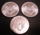 Lot Of  3  2013 American Eagle Silver Dollar 1 Oz  999 Silver -uncirculated
