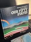 National Geographic Picture Atlas Of Fifty States Us 1978 Original Large Map