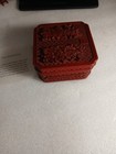 Vintage Souvenir Faux Cinnabar Soap The Peninsula Hotel Hong Kong Trinket Box