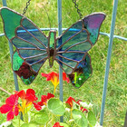 Stained Glass Suncatcher Butterfly Mobile Window Art Panel