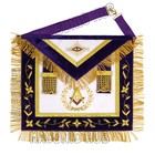 Masonic Grand Lodge Master Mason 100  Lambskin Apron   Chain Collar   Gauntlets