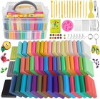 Polymer Clay Kits 50 Colors modeling Clay For Kids Diy Mold Oven Bake Clay Wi   