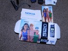 Nokia  Vintage Cell Phone Model 5120 Power Adapters  Battery  Case  Manual  Box