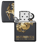 Zippo Windproof Lighter With U s  Marine Corps Logo  Usmc  49149  New In Box