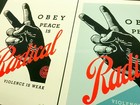 Obey Giant Shepard Fairey Radical Peace Matched   375 Urban Art Print Poster Set