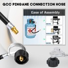 Hose And Regulator Kit - Weber 7503 65570 Parts  Gas Grill Regulator Hose Wit   
