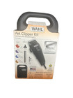 Wahl Pet Clipper Corded Dog Home Hair Grooming Kit 10pc Black Self Sharpening