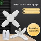2pcs E27 Led Garage Light Bulb Deformable Ceiling Fixture Lights Workshop Lamp