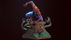 1 Ft Tall  Hand Made Spider-man Fuigers Statue Resin Figure Sculpture