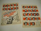 Hillbilly Stars Race Artists Pop Stars 2-piece Victor bb 1943 Promo Display Ad