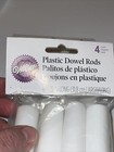 Wilton Plastic Dowel Rods 4 pkg-12 5   W7089603801  Brand New Still Sealed  