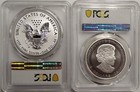 2019 Pride Of Two Nations Silver Eagle And Maple Leaf 2 Coin Set  Pcgs Pr70 Fdoi